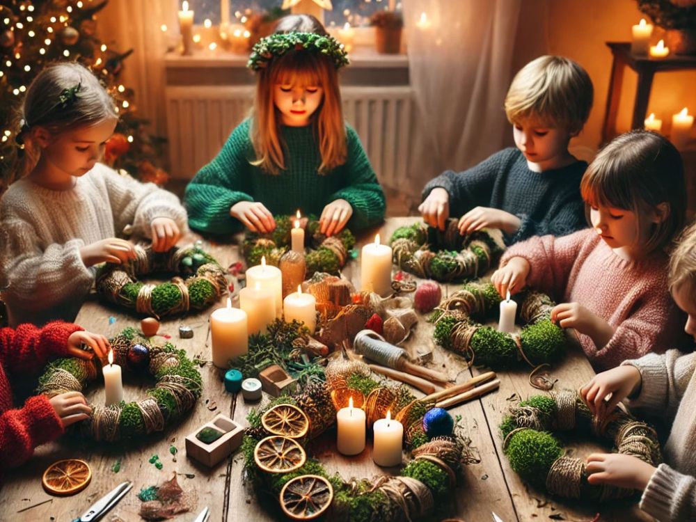 Adventskranz basteln für Kinder | 13:00 Uhr