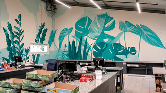 Das fertige Kunstwerk, realisiert von Lionel David.